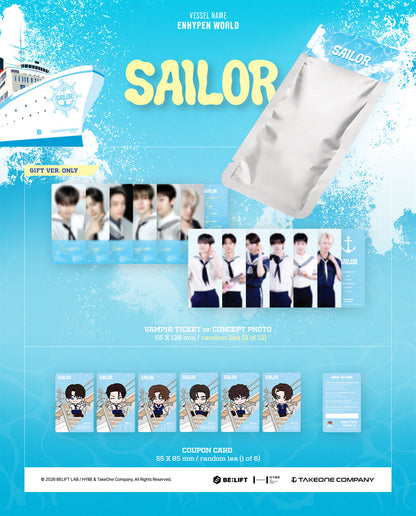 [PRE-ORDER] ENHYPEN - World Coupon Card Collection Sailor Ver. (Gift Ver.)