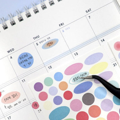 Be on D - Daily Dot Sticker Set (2 Sheets)