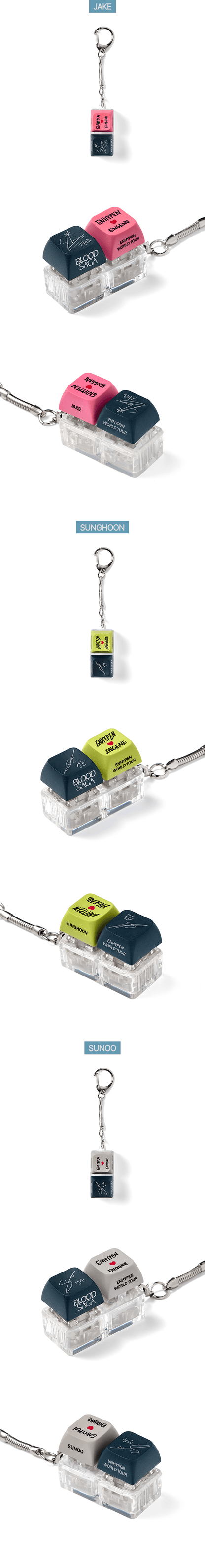 [PRE-ORDER] ENHYPEN - Random Keyring (BLOOD SAGA)
