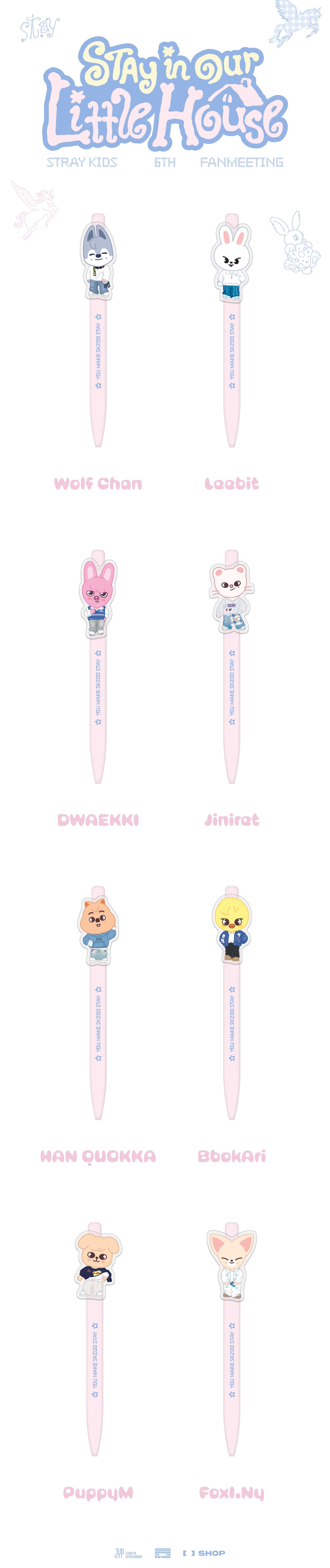 (Pre-Order) Stray Kids - SKZOO Gel Pen (STAY in Our Little House)