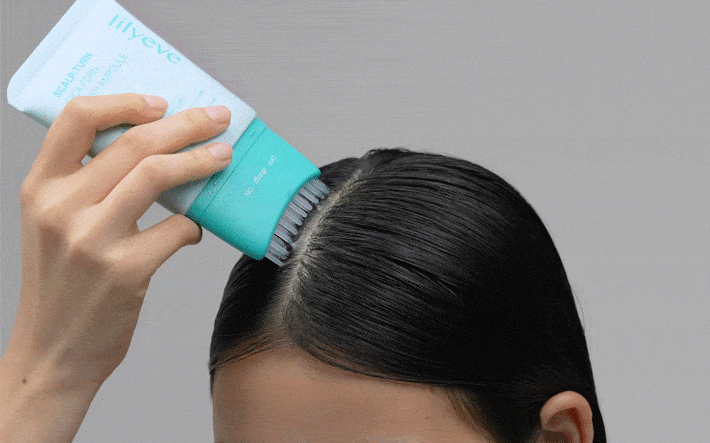 lilyeve - Scalp Turn Cica PDRN Brush Ampoule 100ml + 30ml + Jigglypuff Brush (Pokémon Collaboration)