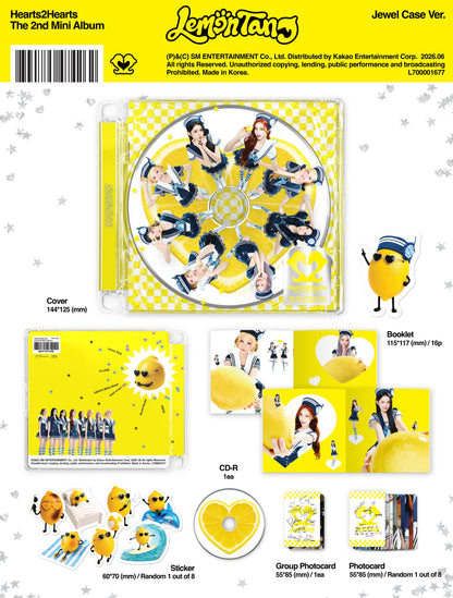 Hearts2Hearts - Lemon Tang (2nd Mini Album) Jewel Case Ver.