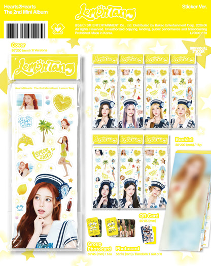 Hearts2Hearts - Lemon Tang (2nd Mini Album) Sticker Ver. (Random Ver.)