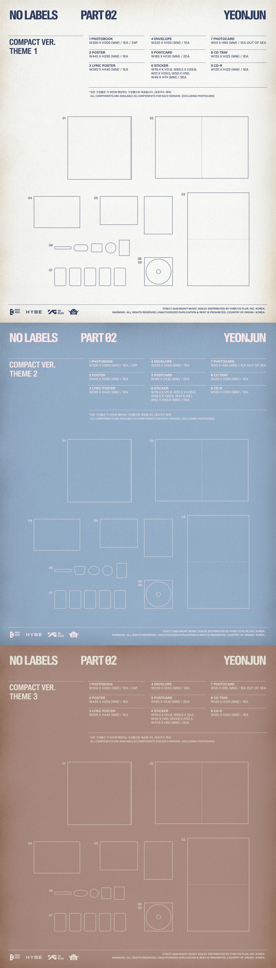 [PRE-ORDER] YEONJUN - NO LABELS: PART 02 (2nd Mini Album) Compact Ver.