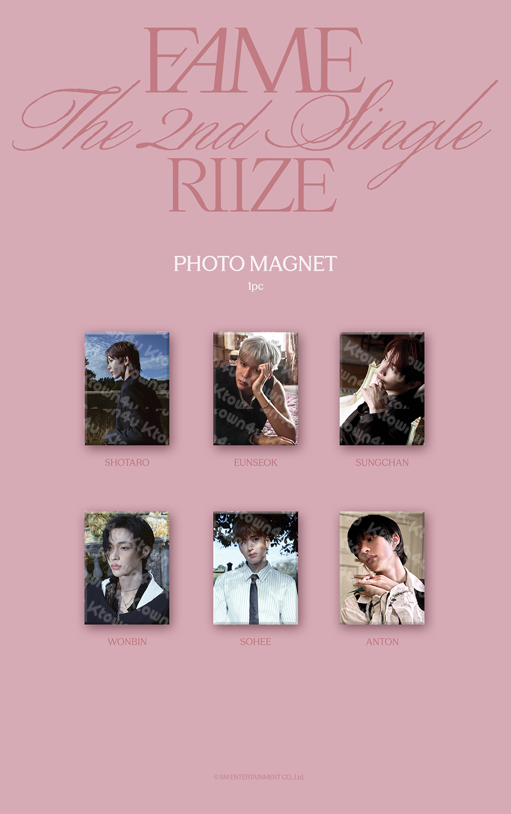 RIIZE - [Silence : Inside the Fame] Photo Magnet [Pre-Order]