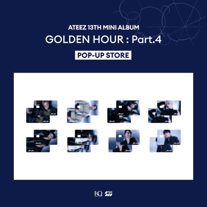 ATEEZ GOLDEN HOUR Part.4 Pop-Up Store Card Cover Sticker
