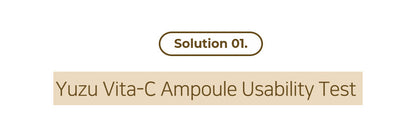 LALARECIPE - Yuzu Vita C Ampoule Pad