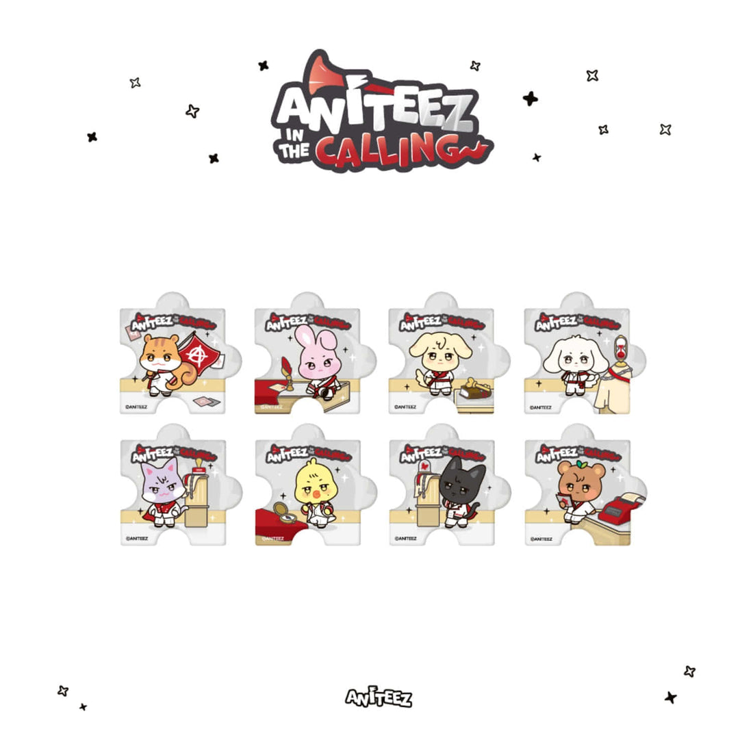 ATEEZ Aniteez in the Calling Random Acrylic Magnet
