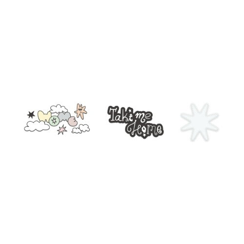 ATEEZ - 8ROOM Iron-On Custom Sticker (M-Deco) - Design 3