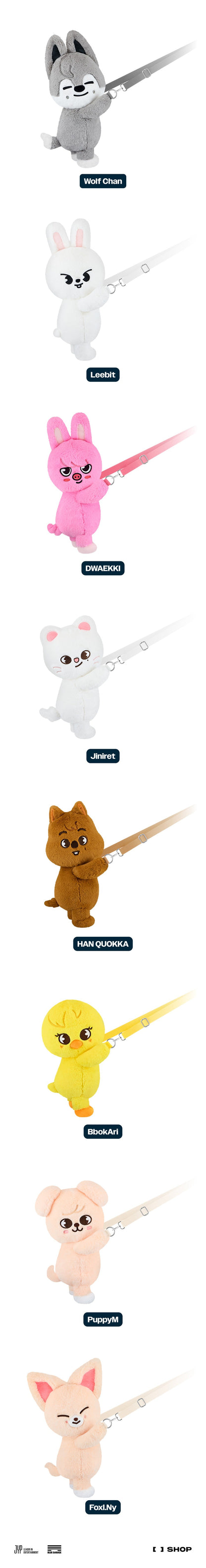 Stray Kids - [dominATE : celebrATE] SKZOO Plush Bag [Wolf Chan]