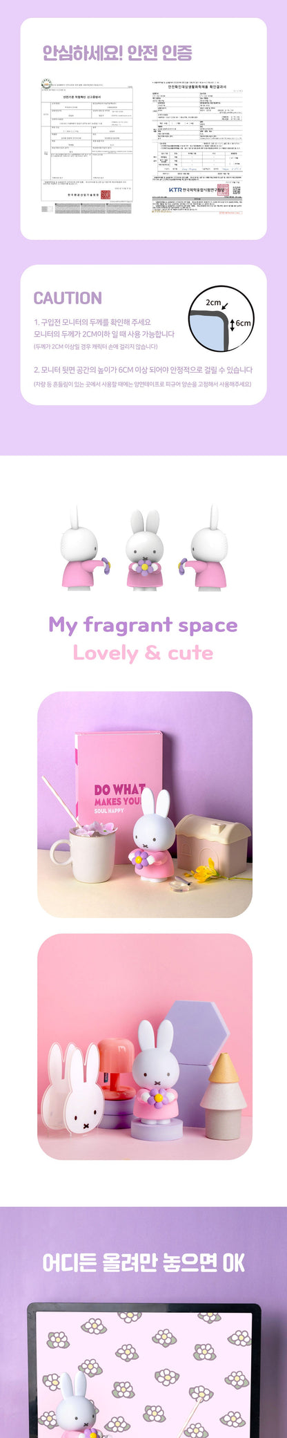 ROYCHE - Miffy Figure Monitor Air Freshener