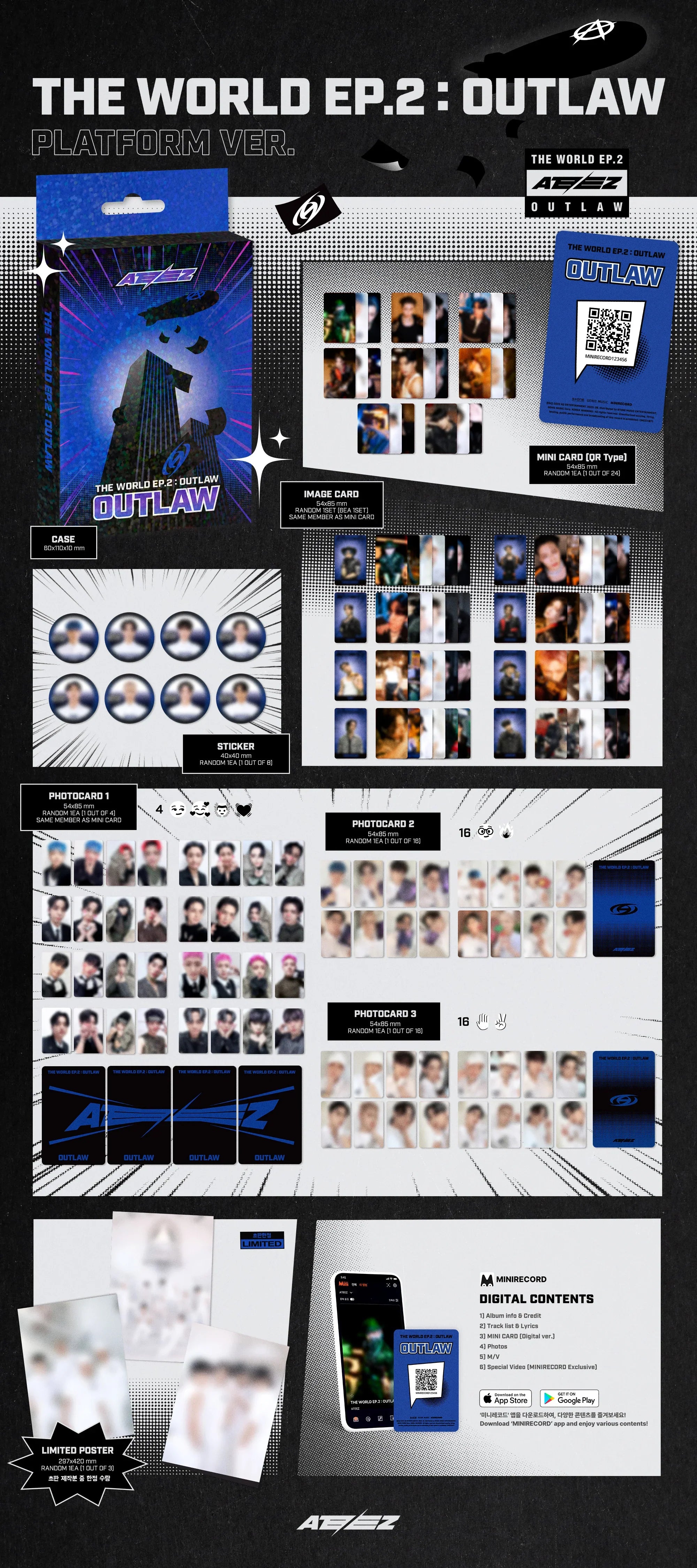 ATEEZ - THE WORLD EP.2 : OUTLAW (9th Mini Album) PLATFORM Ver.