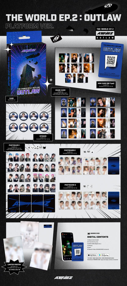 ATEEZ - THE WORLD EP.2 : OUTLAW (9th Mini Album) PLATFORM Ver.