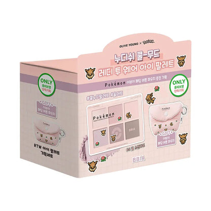 BBIA - Ready to Wear Eye Palette (Pokémon Collaboration) - [Pokémon Edition] 06 Cool Standard + Eevee Pouch