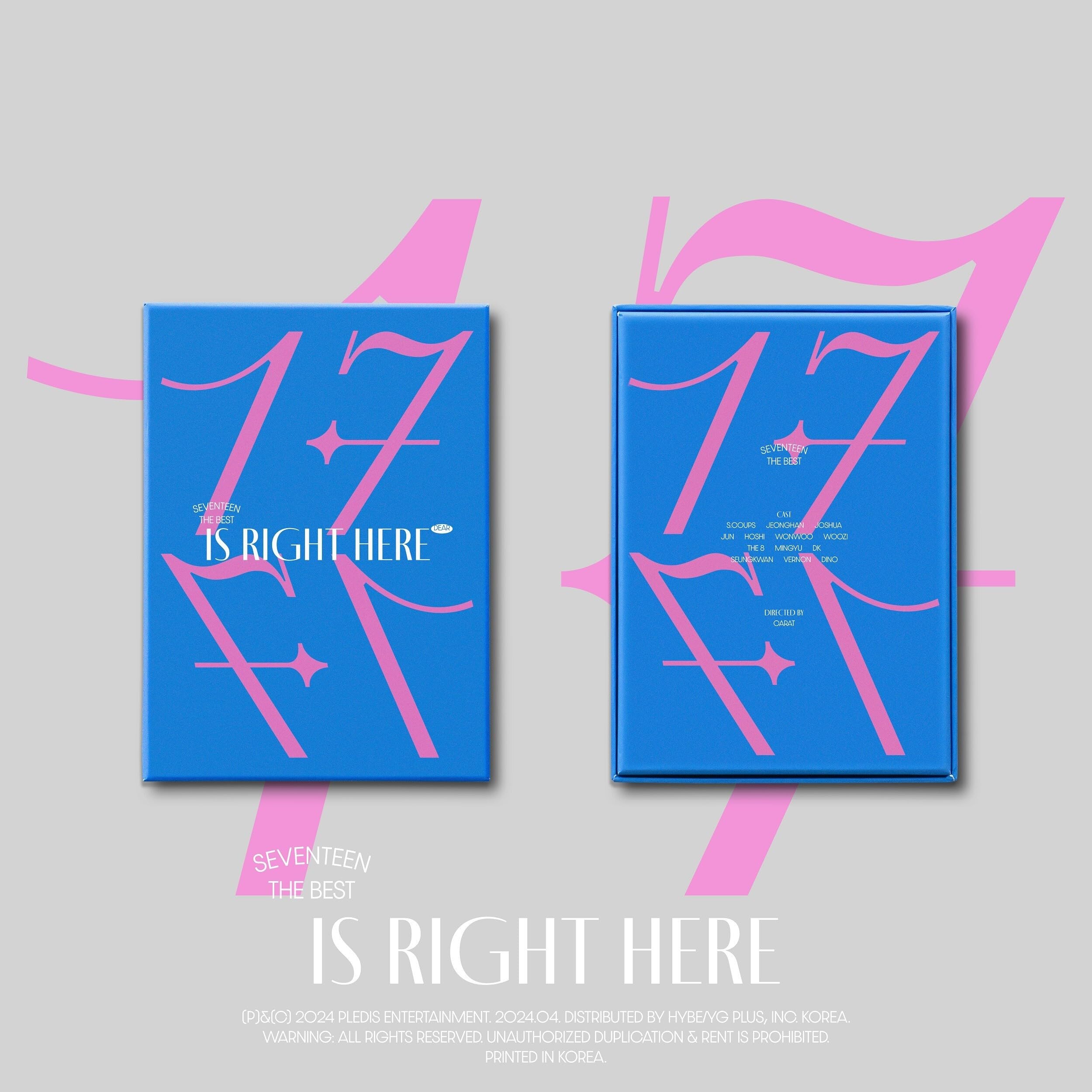 SEVENTEEN - 17 IS RIGHT HERE (Best Album) DEAR Ver.