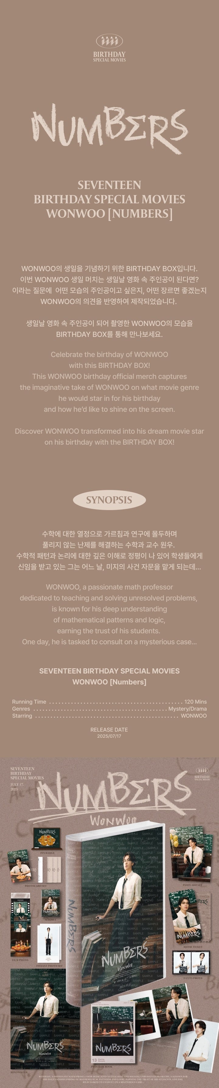 SEVENTEEN - Happy WONWOO Day Birthday Box Ver. 4