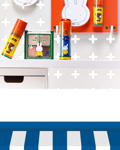rom&nd X Miffy - Stationery Store Set (Mini Tint 2EA + Mini Eye Shadow + Memo Pad)