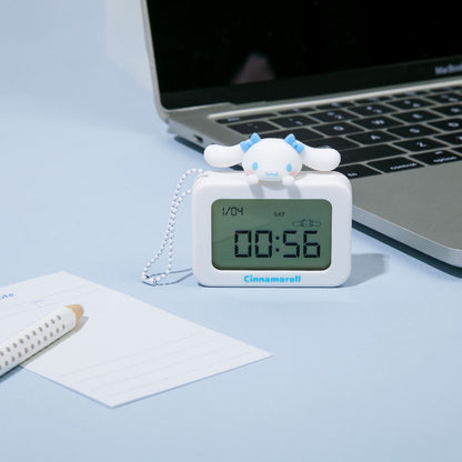 ROYCHE - Sanrio Noise-Free Mini Desk Clock Keyring - Cinnamoroll