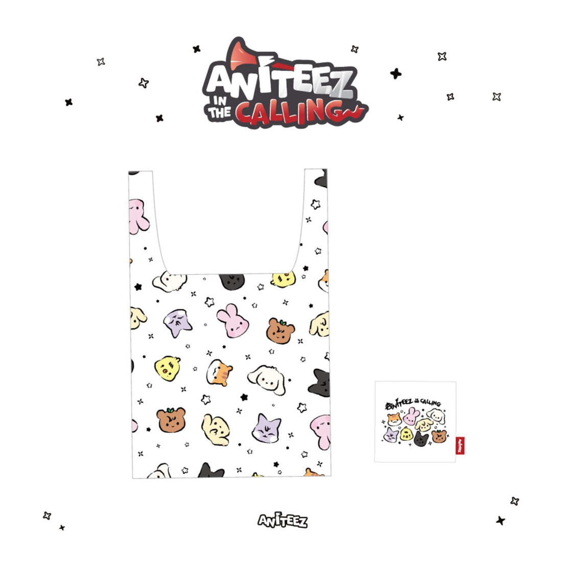 ATEEZ Aniteez in the Calling Pocket Shopper Bag