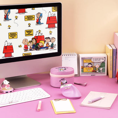 ROYCHE - Peanuts Snoopy Wireless Noise-Free Vertical Mouse