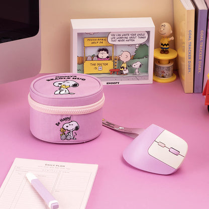 ROYCHE - Peanuts Snoopy Wireless Noise-Free Vertical Mouse