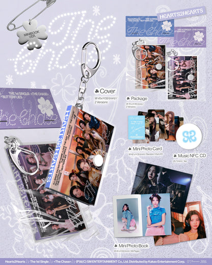 [DEALS] Hearts2Hearts - The Chase (1st Single Album) Mini Book Ver. (Random Ver.)