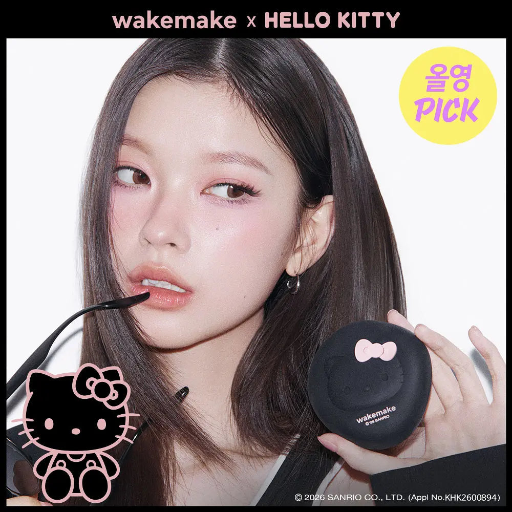 WAKEMAKE - Water Glow Coating Balm (Hello Kitty Black Edition)