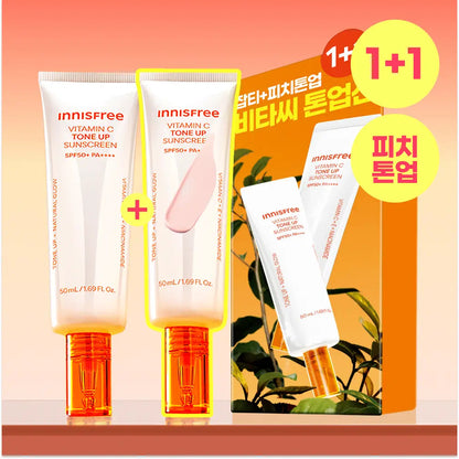 Innisfree - Vitamin C Tone-Up Sunscreen 50ml (1+1)