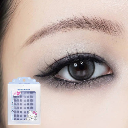Fillimilli No Glue Point Piece Lashes - [CHARMMYKITTY EDITION] Shining Sassy Cat (9mm) (48p)