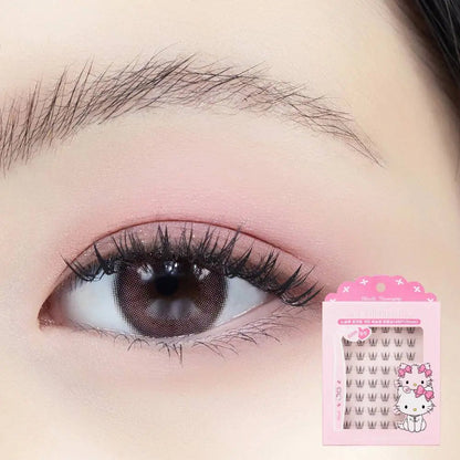 Fillimilli No Glue Point Piece Lashes - [CHARMMYKITTY EDITION] Twinkle Boing Cat (9mm) (48p)