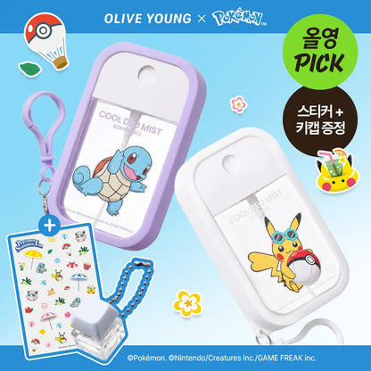 MUMCHIT - Cool Deo Mist 50ml (+ Sticker + Key Cap Keyring) (Pokémon Collaboration)