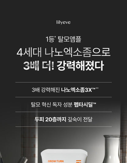 lilyeve - Grow Turn Exosome Brush Ampoule 100ml + 30ml + Charmander Brush (Pokémon Collaboration)