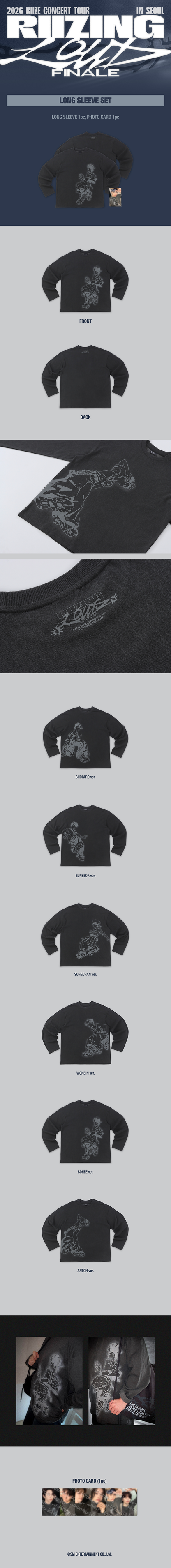 RIIZE - RIIZING LOUD Finale in Seoul Long Sleeve Set