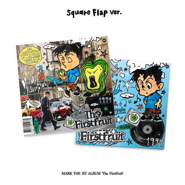MARK - The Firstfruit (1st Album Square Flap Ver. Random Ver.) (Deals)