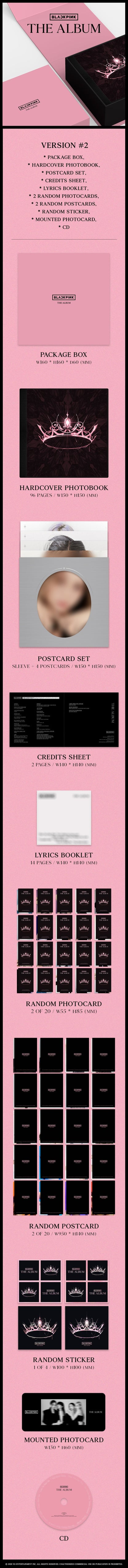 BLACKPINK - THE ALBUM (1st Full Album) (Random Ver.) (Deals)