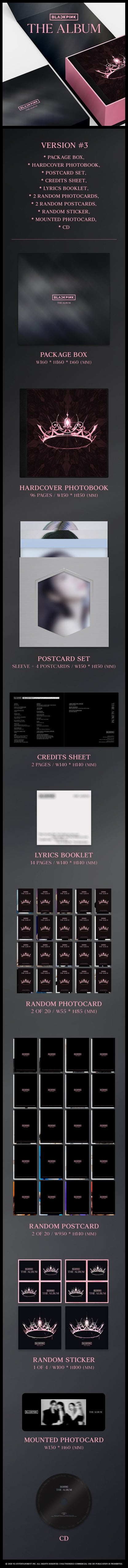 BLACKPINK - THE ALBUM (1st Full Album) (Random Ver.) (Deals)