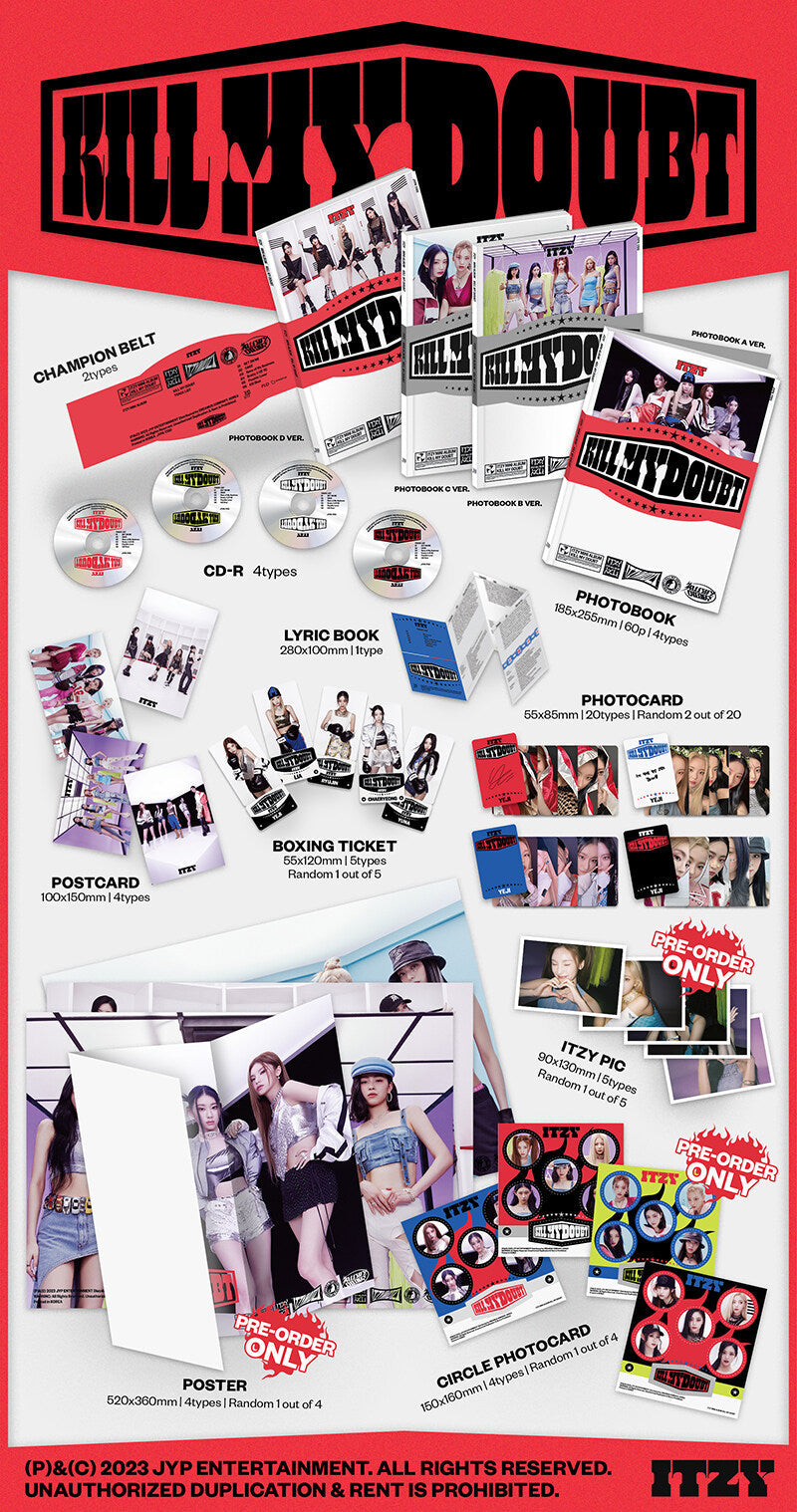 ITZY - KILL MY DOUBT (7th Mini Album) Standard Edition