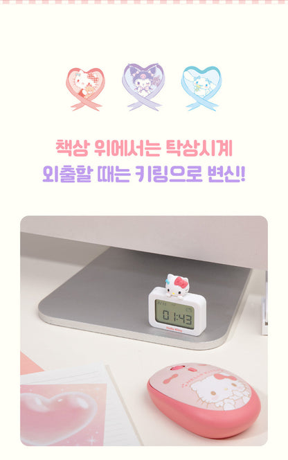 ROYCHE - Sanrio Noise-Free Mini Desk Clock Keyring