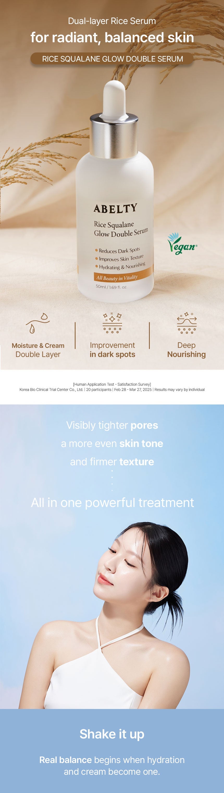ABELTY Rice Squalane Glow Double Serum [DKinNY Exclusive]