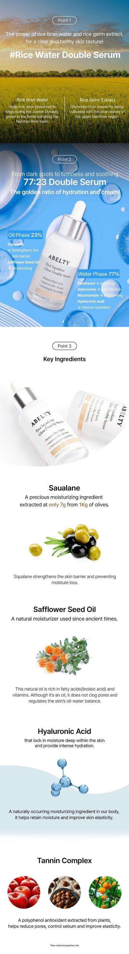 ABELTY Rice Squalane Glow Double Serum [DKinNY Exclusive]
