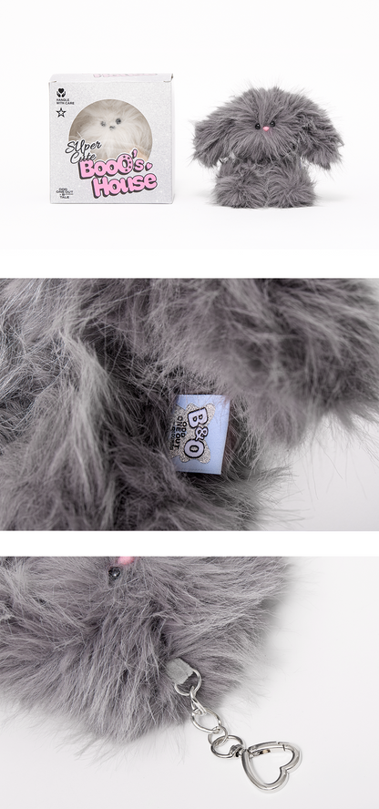 Cosmic Puppy - Boo Keyring (Dusty)