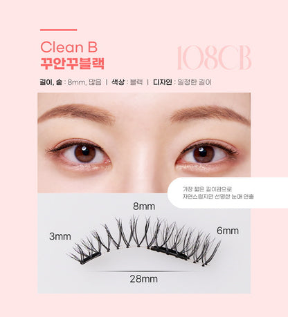 GLASH - 3 Seconds Magnetic Eyelash + Eyelash Applicator Set