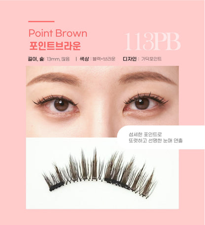 GLASH - 3 Seconds Magnetic Eyelash + Eyelash Applicator Set