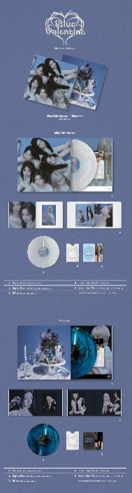 [PRE-ORDER] NMIXX - Blue Valentine (1st Full Album) Color LP (Random Ver.)