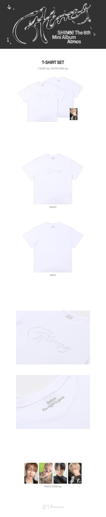 [PRE-ORDER] SHINee - Atmos Pop-Up MD T-Shirt Set