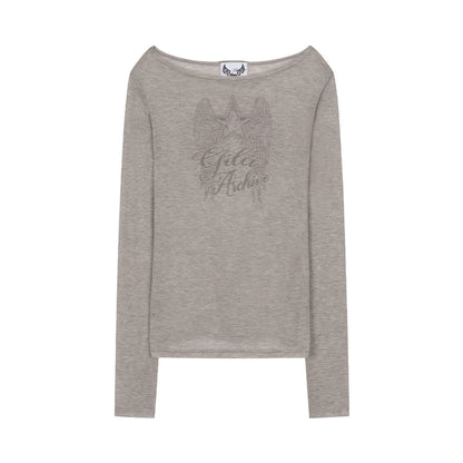 Gila Archive Star Wing Sheer Long Sleeve (BLACKPINK JISOO Wear)