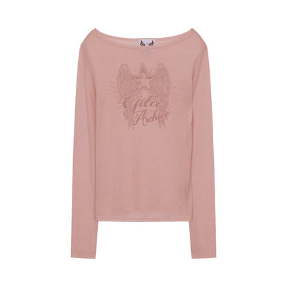 Gila Archive Star Wing Sheer Long Sleeve (BLACKPINK JISOO Wear)