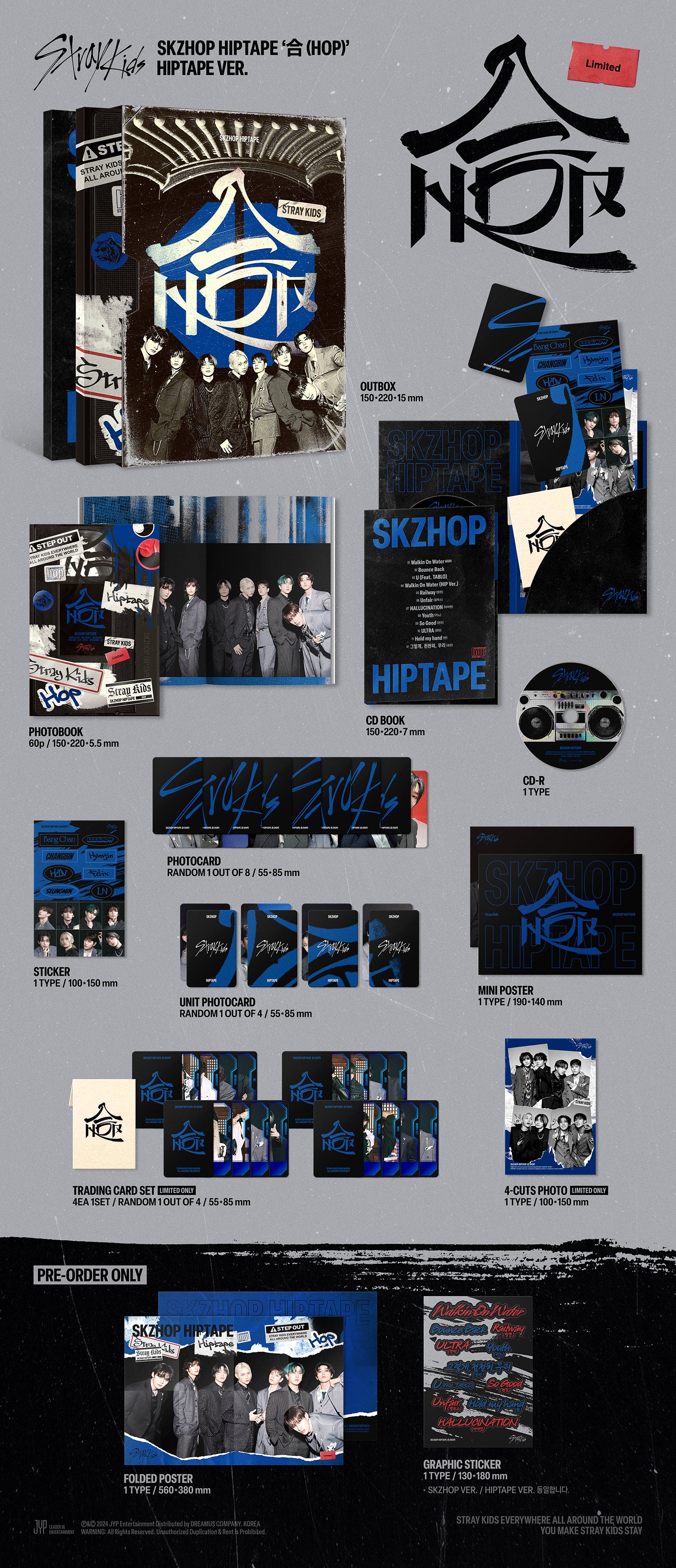 Stray Kids - SKZHOP HIPTAPE HOP (10th Mini Album) HIPTAPE Ver.