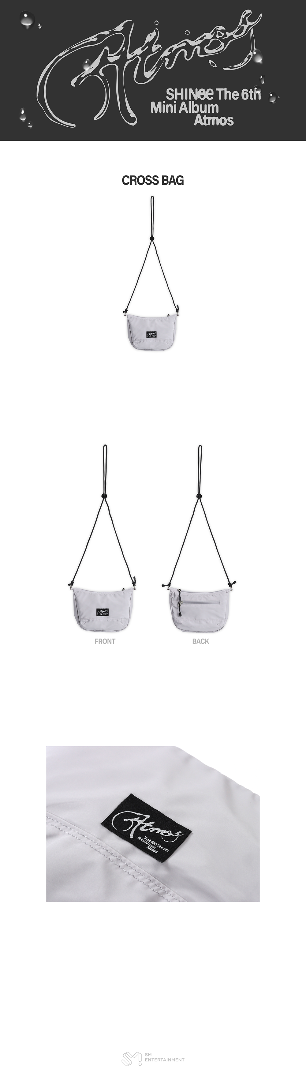[PRE-ORDER] SHINee - Atmos Pop-Up MD Cross Pouch