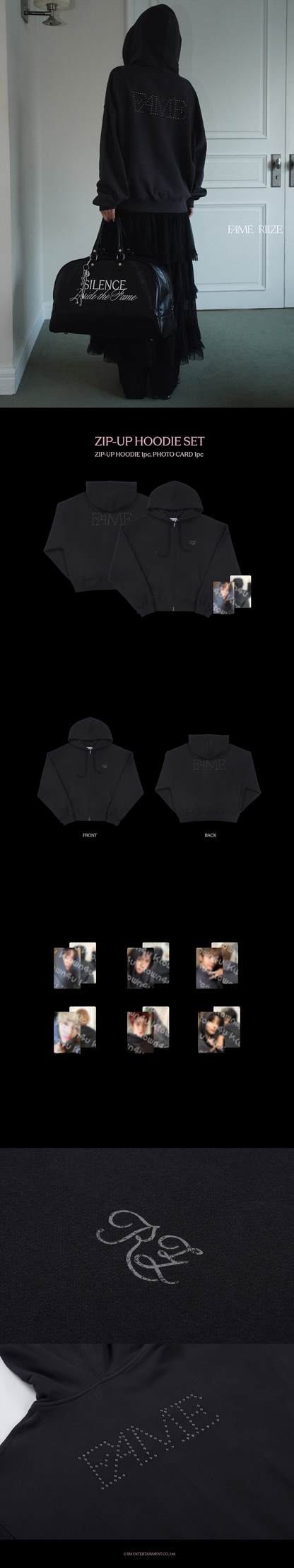 RIIZE - [Silence : Inside the Fame] Zip-Up Hoodie Set